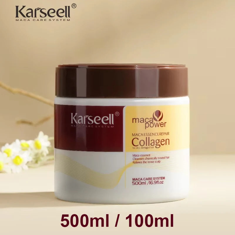 Karseell Hair Mask Collagen Treatment Natural Argan Oil Coconut conditioner 500gm