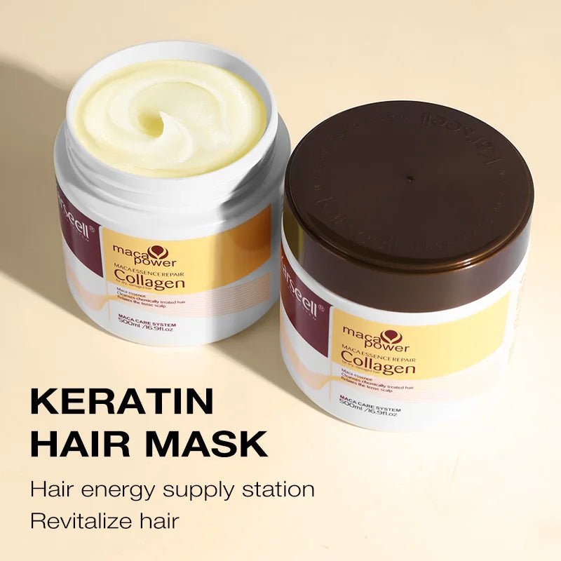 Karseell Hair Mask Collagen Treatment Natural Argan Oil Coconut conditioner 500gm
