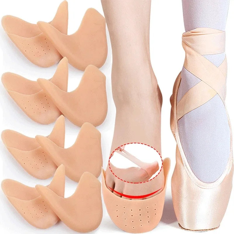 Forefoot Pads Silicone Insoles Orthopedic Shoe Pad Pain Relief Silicone Boat Socks for Women Toe separator Foot Care Products