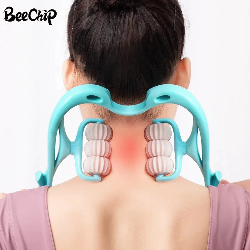 6 Wheel Pressure Point Neck Massager