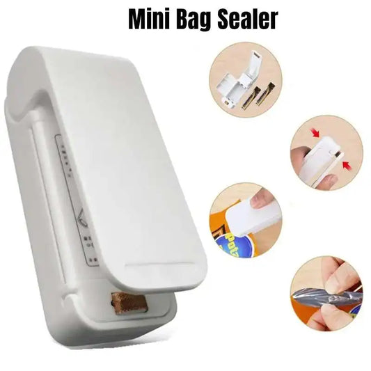 Mini Plastic Bag Sealer Machine Storage Bag Clip Sealing Machine