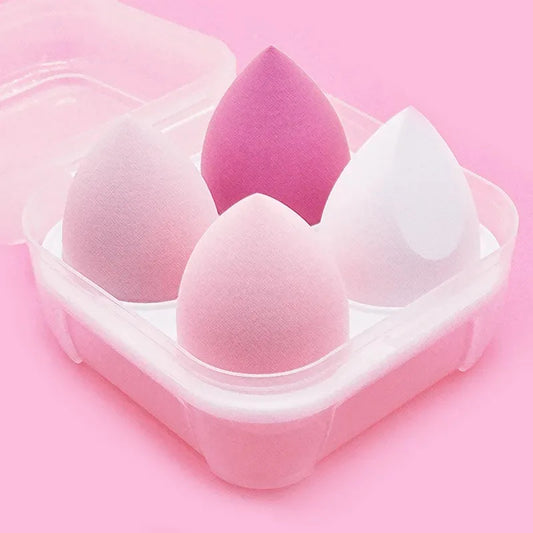 4PCS Makeup Sponge Blender Set Professional Beauty Sponge Foundation Blending Blender