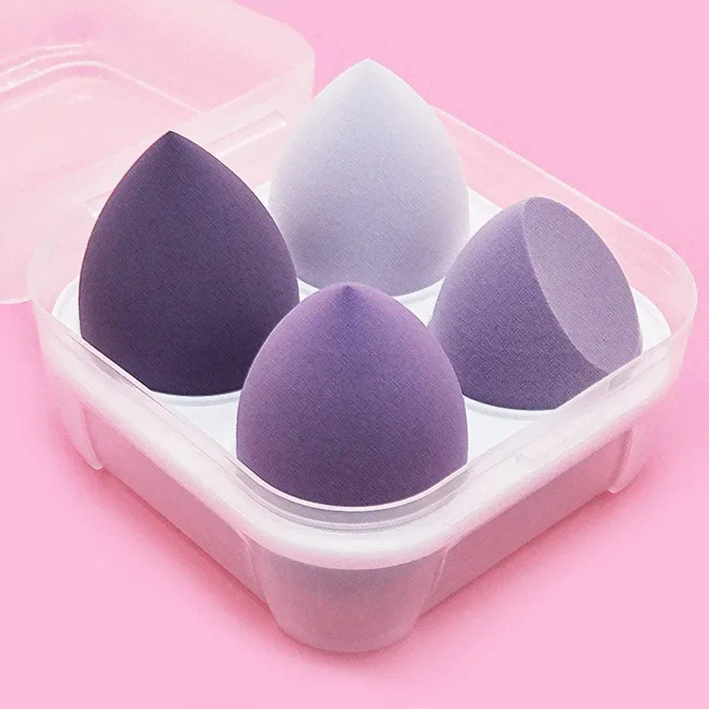 4PCS Makeup Sponge Blender Set Professional Beauty Sponge Foundation Blending Blender