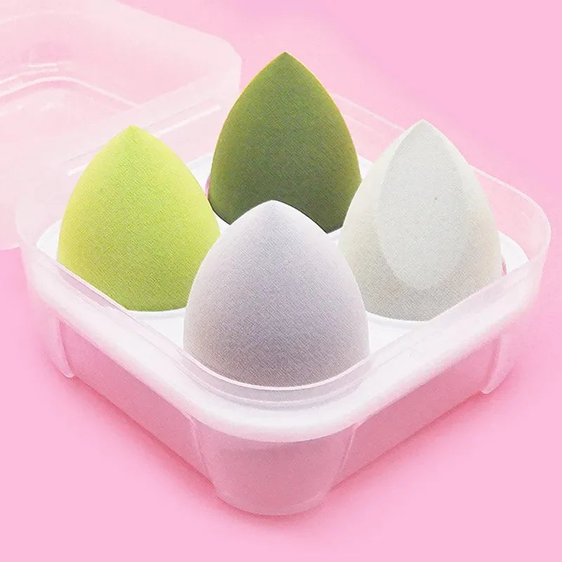 4PCS Makeup Sponge Blender Set Professional Beauty Sponge Foundation Blending Blender