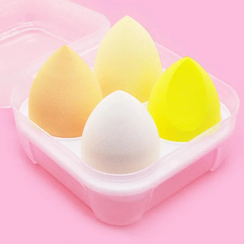 4PCS Makeup Sponge Blender Set Professional Beauty Sponge Foundation Blending Blender