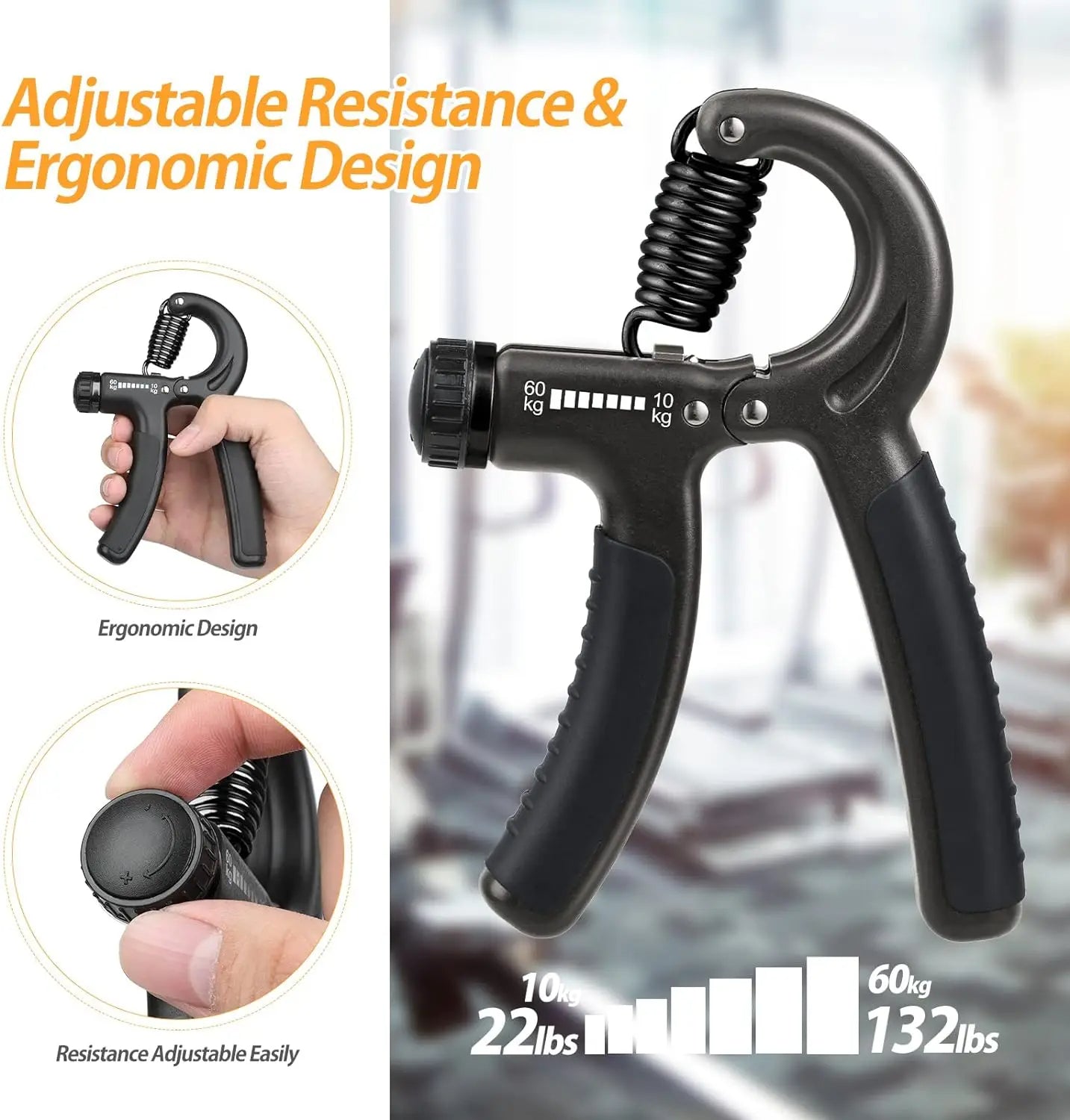 ADJUSTABLE HAND GRIP TRAINER