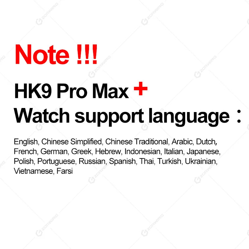 Watch9 Max Smart Watch Men Women Series Bluetooth Call NFC Wireless Charging Smartwatch