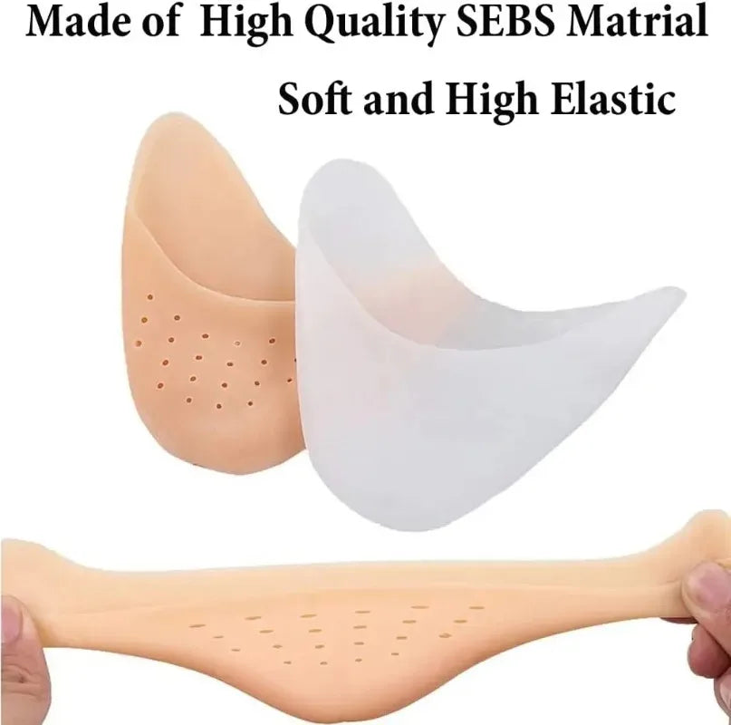 Forefoot Pads Silicone Insoles Orthopedic Shoe Pad Pain Relief Silicone Boat Socks for Women Toe separator Foot Care Products