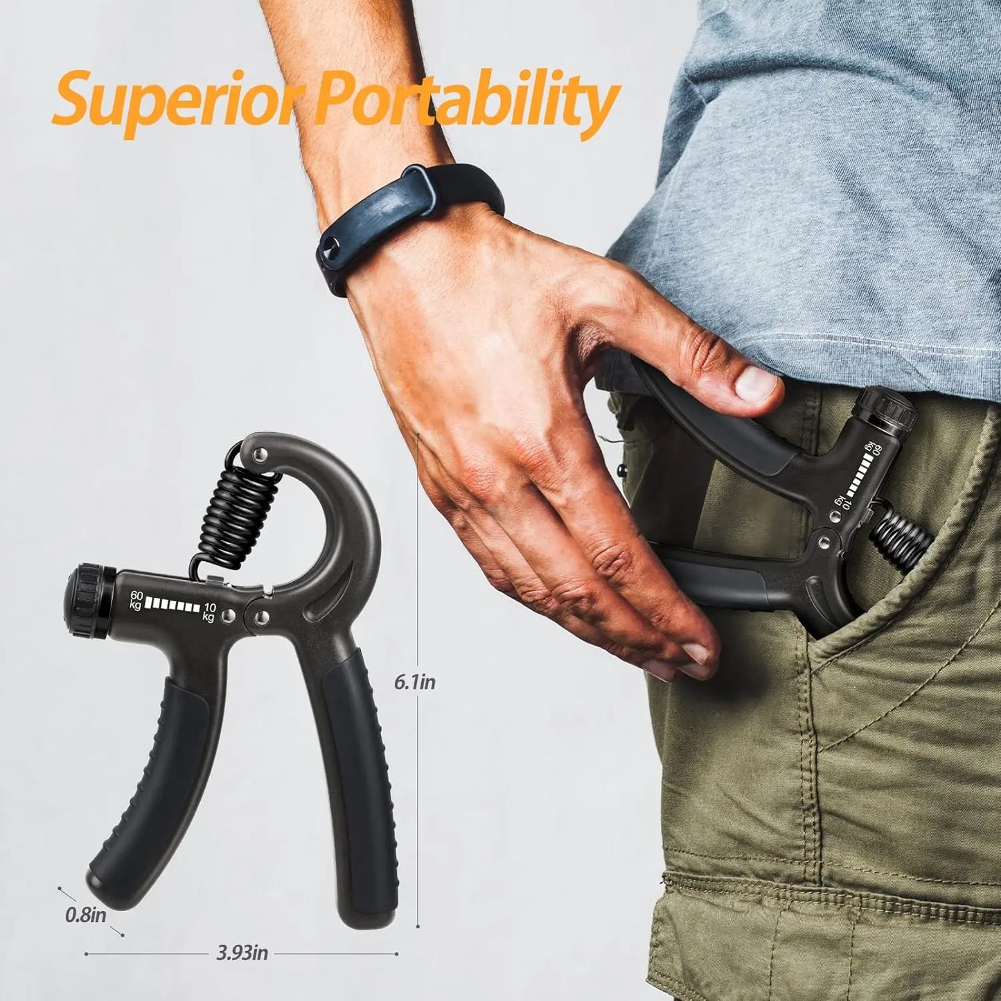 ADJUSTABLE HAND GRIP TRAINER