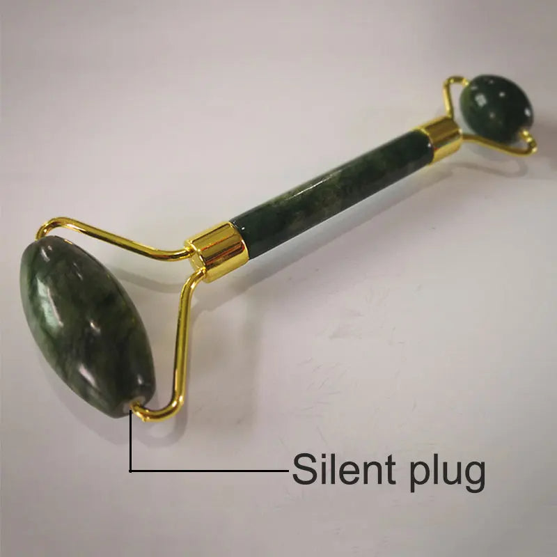 Face Massager Roller Natural Jade Stone