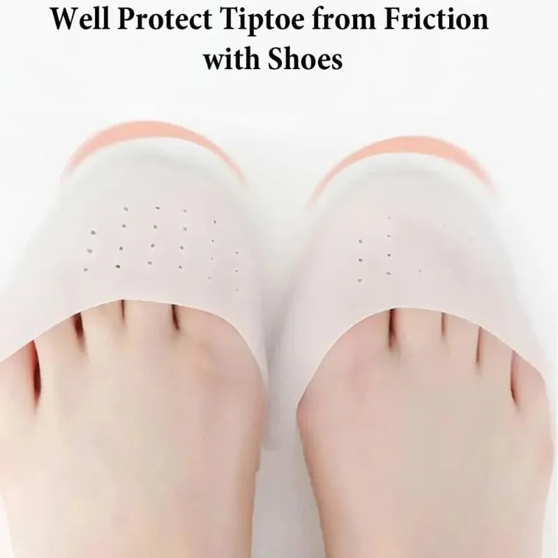 Forefoot Pads Silicone Insoles Orthopedic Shoe Pad Pain Relief Silicone Boat Socks for Women Toe separator Foot Care Products